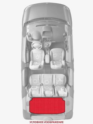 ЭВА коврики «Queen Lux» багажник для Honda Partner (2G)